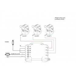 Shelly 3em wattmeter triphases wifi for home automation 3